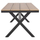 Tavolinë katrore alumini Tawnee 219,5x89,5x73Hcm (HM6039.01)
