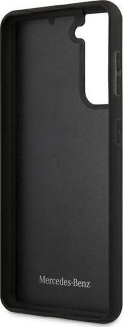 Mbështjellës telefoni Mercedes MEHCS21SRCABK për Samsung Galaxy S21, material karboni, mbrojtje TPU PC, i zi