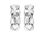 Vathë për femra Hot Diamonds, të argjendtë