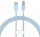 Kabllo USB Baseus CATS010003, USB A në Lightning, 1 m, blu