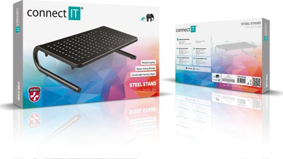 Stativ monitori dhe laptopi Connect IT For Health, çelik, i zi