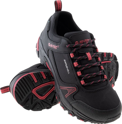 Këpucë trekking Hi-Tec Hapiter Low WP, softshell, që s’i kap uji, të zeza, nr 36