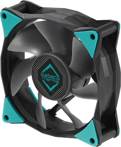 Ftohës Iceberg IceGALE Xtra, 80 mm, i zi