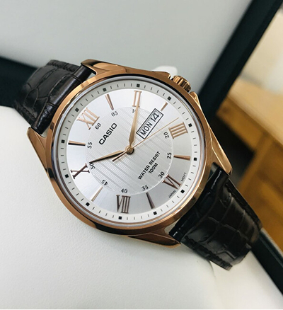 Orë dore për meshkuj Casio MTP-1384L-7AVEF, e kaftë