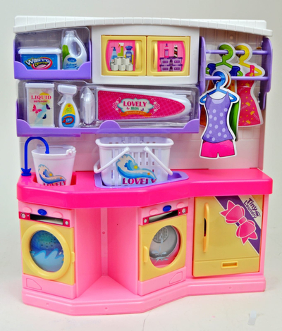 Set lavanderie Laundry 3713B, për larje edhe sistemim rrobash, për shumë punë të ndryshme