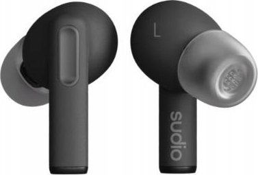 Слушалки во уво Sudio A1 Pro, блутут, со активно поништување на бучава, црни