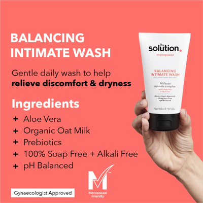 Xhel pastrues The Solution Menopause Balancing Intimate Wash, 150ml