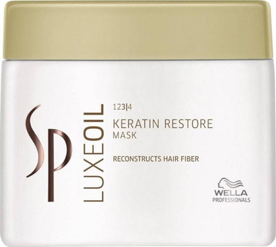 Maskë flokësh Wella Professionals SP Luxe Oil Keratin Restore, rigjeneruese, 400ml