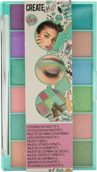 Paletë cilaresh Create It!, 12 ngjyra, për kalamaj, shumëngjyrëshe