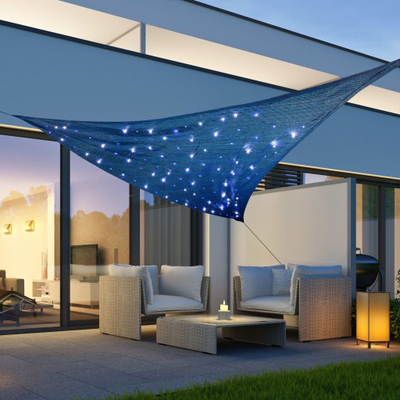 Mbulesë HI Lumarko Sun me 100 LEDs, 3.6x3.6x3.6m, e kaltër