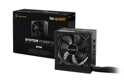 Furnizim energjie Be Quiet System Power 9, 500W, 80 PLUS Bronze, ATX, i zi