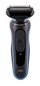 Brisk elektrik Braun Series 5 52-B1000s, i rikarikueshëm, i papërshkueshëm nga uji, i zi