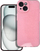 Maskë telefoni Blink Clear Case 2mm për iPhone 15, rozë me shkëlqim