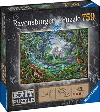 Сложувалка EXIT Ravensburger Unicorn, 759 делови, за возрасни, повеќебојна