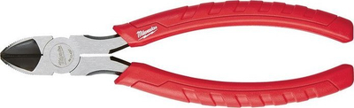 Këpucë prerëse diagonale Milwaukee Iron, 7", dorezë gome, të kuqe