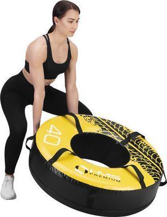 Gomë trajnimi HMS Premium PYT01, 40 kg, e verdhë me të zezë