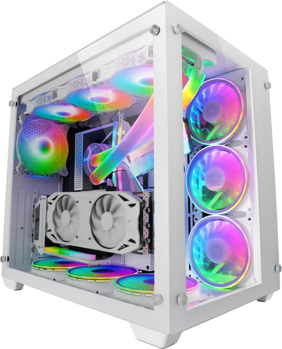 Kasë kompjuteri Mars Gaming MCV3, Full Tower, E-ATX, e bardhë