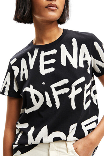 Maicë Desigual Enya Regular Fit, e zezë