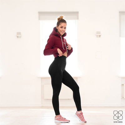 Leggins ABOUTALISA 10011591, me bel t’lartë, elastike, të zeza