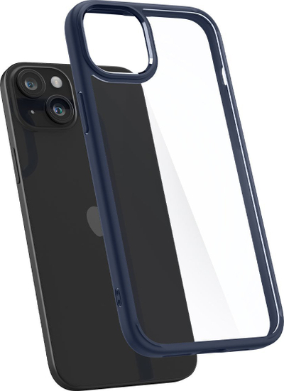 Mbulesë telefoni Spigen Ultra Hybrid, për iPhone 15, navy blue
