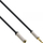 Kabllo InLine (99233), Jack 3.5mm (M) në Jack 3.5mm (F), 3m, e zezë / argjendtë