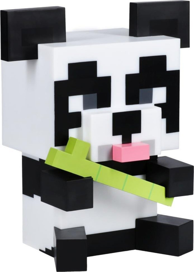 Dritë dekorative Paladone Minecraft Panda Icon Light, 11cm, me bateri, shumëngjyrëshe