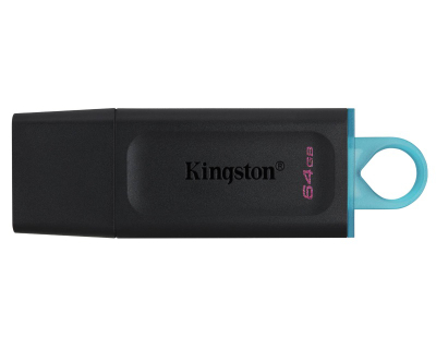 USB Kingston DataTraveler Exodia, 64GB, USB 3.2, e zezë