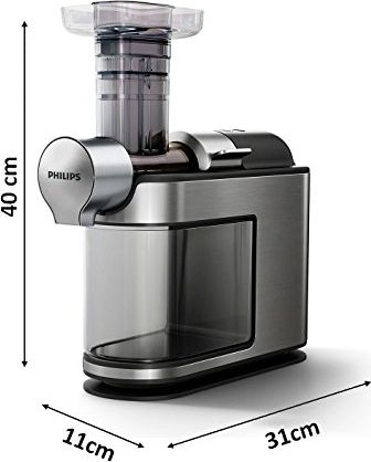 Shtrydhëse frutash Philips HR1949/20, 200W, enë 1L, inoks argjendtë