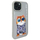 Kllëf telefoni Nimmy Glasses Cool Cat për iPhone 15 6.1", i fortë ndaj goditjeve, gri