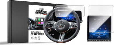 Заштитна фолија 2in1 керамичка за екран Mercedes EQS V297 2021-2024, проѕирна