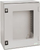 Kuti murale Schneider Electric PanelSeT PET, IP66, me dritare për me pa brenda, 430 x 330 x 200 mm, gri
