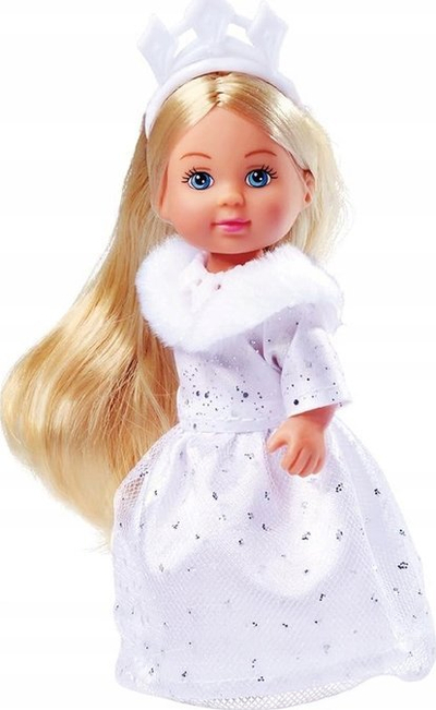 Kukull Simba Evi Love Dream Princess, 12cm, me fustan dimëror, nga 3 vjeç