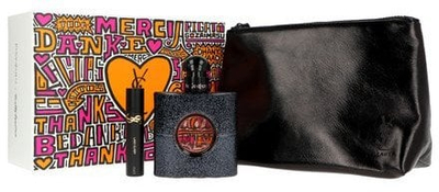 Set dhurate Yves Saint Laurent Black Opium për goca, EDP 50 ml, maskarë 2 ml