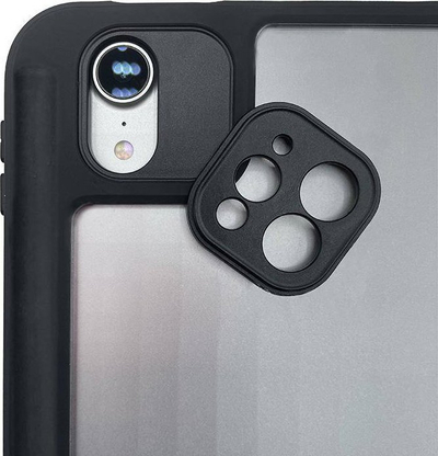 Mbulesë tablet Crong PrimeFolio Case për iPad Pro 11 2022–2021 edhe iPad Air 10.9 4–5 Gen, me qëndrim, me karikim për Apple Pencil, e zezë