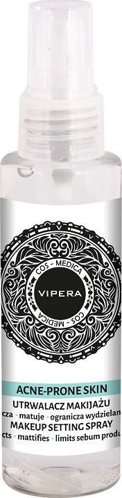 Sprej fiksues grimi Vipera Cos-Medica Acne Prone Skin, pa vaj, 100 ml, transparent