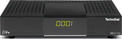 Marrës kabllor TechniSat HD C 233, HDTV, USB 2.0 HDMI SCART, i zi