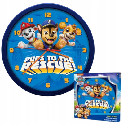 Orë muri Paw Patrol, analoge, për fëmijë, shumëngjyrëshe