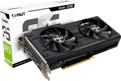 Kartelë grafike Palit GeForce RTX 3050 Dual 8GB GDDR6
