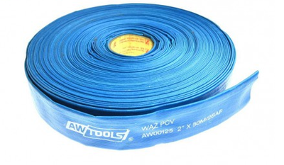 Zorrë uji AWTools PVC, 2 "x 100m (AW00126), e kaltër