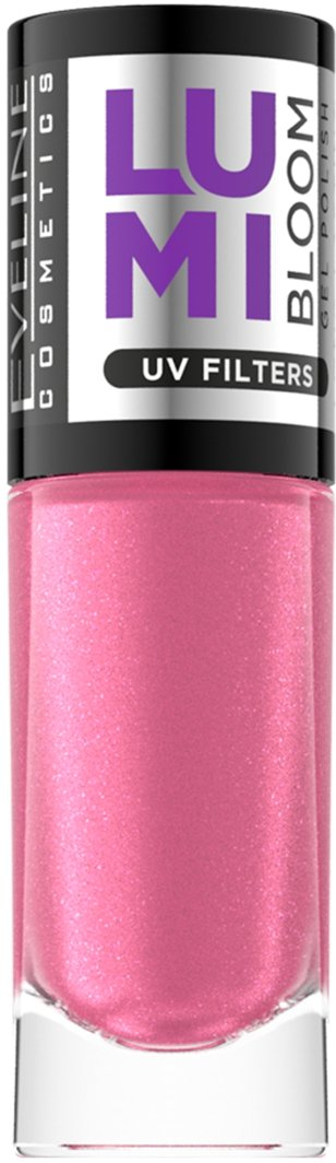Llak xheli për thonj Eveline Lumi Bloom 11, efekt ndriçues, 8ml, rozë