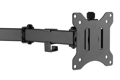 Mbajtëse monitori Digitus DA-90401, për 2 ekrane 15"-32", 8 kg, VESA 75x75 100x100, e zezë