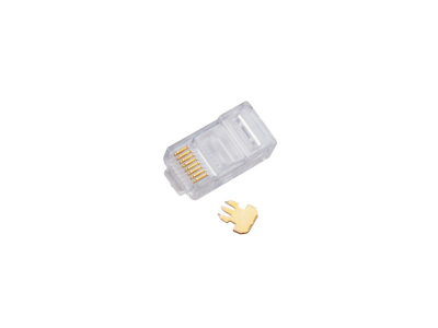 Prizë rrjeti Alantec RJ45 Through, UTP Cat.6, paketim 100 copë, transparente