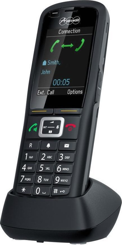 Telefoni VoIP Auerswald COMfortel M730, me duar të lira, i papërshkueshëm nga uji, antracit