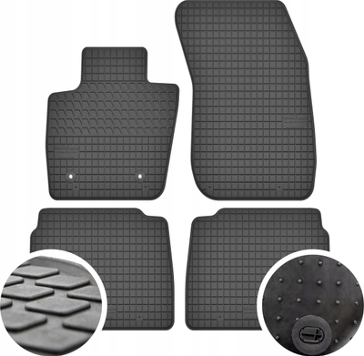 Dyshekë gome për veturë Ford Mondeo MK5, set 4 copë, të zinj