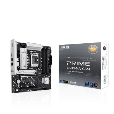 Матична плоча ASUS PRIME B860M-A, mATX, DDR5, PCIe 5.0, црна