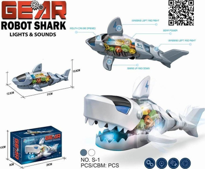 Lodër figurine Maksik Shark S-1, për kalamaj 3+ vjeç, plastike, shumëngjyrëshe