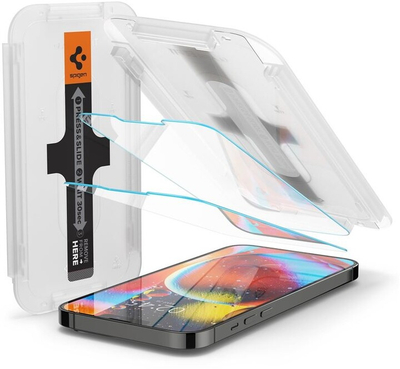 Xham mbrojtës Spigen tR EZ Fit për Apple iPhone 13/13 Pro, 2 pjesë, transparent