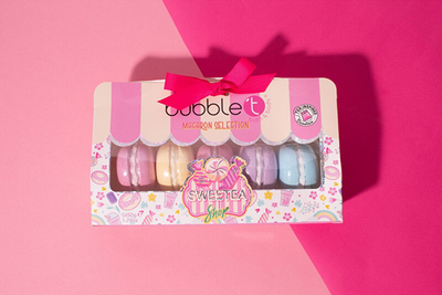 Set për dush Bubble T Cosmetics Macaron Selection, 5 x 50 g