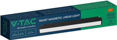 Panel linear magnetik V-TAC 12W, 48V, LED, i zi