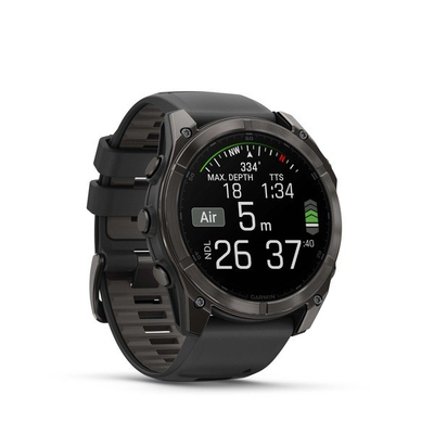 Ora sportive Garmin Fenix 8, 51mm, AMOLED Sapphire, e zezë